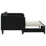 Sofá cama nido terciopelo negro 80x200 cm de vidaXL, Camas y somieres - Ref: Foro24-3197060, Precio: 244,37 €, Descuento: %