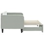 Ausziehbares Schlafsofa aus hellgrauem Samt, 80 x 200 cm von vidaXL, Betten und Lattenroste - Ref: Foro24-3197056, Preis: 250...