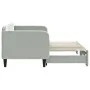 Ausziehbares Schlafsofa aus hellgrauem Samt, 80 x 200 cm von vidaXL, Betten und Lattenroste - Ref: Foro24-3197056, Preis: 248...