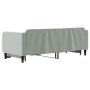 Ausziehbares Schlafsofa aus hellgrauem Samt, 80 x 200 cm von vidaXL, Betten und Lattenroste - Ref: Foro24-3197056, Preis: 250...
