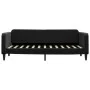 Ausziehbares Schlafsofa aus schwarzem Samt, 80 x 200 cm von vidaXL, Betten und Lattenroste - Ref: Foro24-3197060, Preis: 244,...