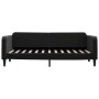 Sofá cama nido terciopelo negro 80x200 cm de vidaXL, Camas y somieres - Ref: Foro24-3197060, Precio: 248,85 €