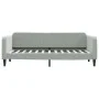 Ausziehbares Schlafsofa aus hellgrauem Samt, 80 x 200 cm von vidaXL, Betten und Lattenroste - Ref: Foro24-3197056, Preis: 248...