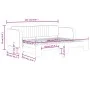 Ausziehbares Schlafsofa aus hellgrauem Samt, 80 x 200 cm von vidaXL, Betten und Lattenroste - Ref: Foro24-3197056, Preis: 248...