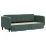Sofá cama nido con cajones terciopelo verde oscuro 80x200 cm de vidaXL, Camas y somieres - Ref: Foro24-3197106, Precio: 284,2...
