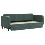 Sofá cama nido con cajones terciopelo verde oscuro 80x200 cm de vidaXL, Camas y somieres - Ref: Foro24-3197106, Precio: 288,3...