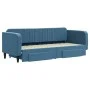 Sofá cama nido con cajones terciopelo azul 80x200 cm de vidaXL, Camas y somieres - Ref: Foro24-3197103, Precio: 282,10 €, Des...