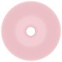Matte pink ceramic round bathroom sink by vidaXL, Sinks - Ref: Foro24-146977, Price: 63,71 €, Discount: %