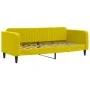 Trundle sofa bed with drawers yellow velvet 80x200 cm by vidaXL, Beds and slatted bases - Ref: Foro24-3197085, Price: 407,26 ...