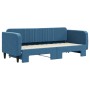 Sofá cama nido terciopelo azul 80x200 cm de vidaXL, Camas y somieres - Ref: Foro24-3197055, Precio: 245,82 €, Descuento: %