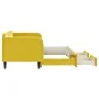 Trundle sofa bed with drawers yellow velvet 80x200 cm by vidaXL, Beds and slatted bases - Ref: Foro24-3197109, Price: 274,95 ...