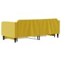 Sofá cama nido con cajones terciopelo amarillo 80x200 cm de vidaXL, Camas y somieres - Ref: Foro24-3197109, Precio: 278,99 €,...