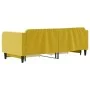 Trundle sofa bed with drawers yellow velvet 80x200 cm by vidaXL, Beds and slatted bases - Ref: Foro24-3197109, Price: 274,95 ...