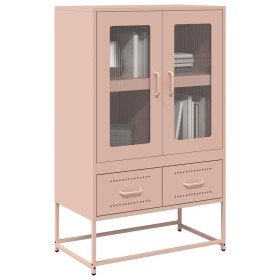 Aparador de acero rosa 68x39x111,5 cm en Aparadores | Comprar online en Foro24