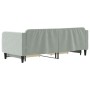 Ausziehbares Schlafsofa mit Schubladen aus hellgrauem Samt, 80 x 200 cm von vidaXL, Betten und Lattenroste - Ref: Foro24-3197...