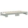 Trundle sofa bed with drawers light gray velvet 80x200 cm by vidaXL, Beds and slatted bases - Ref: Foro24-3197104, Price: 287...
