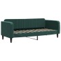 Trundle sofa bed with drawers dark green velvet 80x200 cm by vidaXL, Beds and slatted bases - Ref: Foro24-3197130, Price: 455...