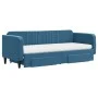 Sofá cama nido con cajones terciopelo azul 80x200 cm de vidaXL, Camas y somieres - Ref: Foro24-3197127, Precio: 453,19 €, Des...