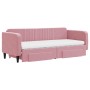 Ausziehbares Schlafsofa mit rosa Samtschubladen 80x200 cm von vidaXL, Betten und Lattenroste - Ref: Foro24-3197131, Preis: 46...