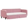 Trundle sofa bed with pink velvet drawers 80x200 cm by vidaXL, Beds and slatted bases - Ref: Foro24-3197131, Price: 451,11 €,...