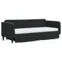 Sofá cama nido con cajones terciopelo negro 80x200 cm de vidaXL, Camas y somieres - Ref: Foro24-3197132, Precio: 454,15 €, De...