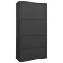 Büroschrank aus anthrazitgrauem Stahl 90x40x180 cm von vidaXL, Schließfächer und Lagerschränke - Ref: Foro24-335949, Preis: 2...