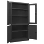 Büroschrank aus anthrazitgrauem Stahl 90x40x180 cm von vidaXL, Schließfächer und Lagerschränke - Ref: Foro24-335949, Preis: 2...