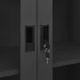 Anthracite grey steel office cabinet 90x40x180 cm by vidaXL, Lockers and storage cabinets - Ref: Foro24-335949, Price: 293,73...