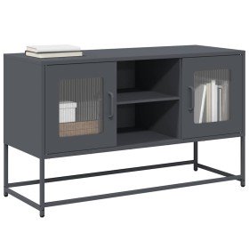 Mueble para TV de acero gris antracita 100,5x39x60,5 cm en Muebles TV | Comprar online en Foro24