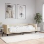 Sofa bed with cream fabric mattress 90x200 cm by vidaXL, Beds and slatted bases - Ref: Foro24-3196564, Price: 312,52 €, Disco...