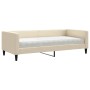 Sofá cama con colchón tela crema 90x200 cm de vidaXL, Camas y somieres - Ref: Foro24-3196564, Precio: 312,52 €, Descuento: %