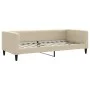 Sofa bed with cream fabric mattress 90x200 cm by vidaXL, Beds and slatted bases - Ref: Foro24-3196564, Price: 329,07 €, Disco...