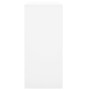 Office cabinet with sliding door white steel 90x40x90cm by vidaXL, Lockers and storage cabinets - Ref: Foro24-335950, Price: ...