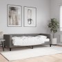 Sofa bed with dark gray fabric mattress 90x200 cm by vidaXL, Beds and slatted bases - Ref: Foro24-3196561, Price: 296,89 €, D...