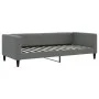 Sofa bed with dark gray fabric mattress 90x200 cm by vidaXL, Beds and slatted bases - Ref: Foro24-3196561, Price: 330,57 €, D...