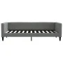 Sofa bed with dark gray fabric mattress 90x200 cm by vidaXL, Beds and slatted bases - Ref: Foro24-3196561, Price: 330,57 €, D...