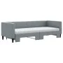 Trundle sofa bed with light gray fabric mattress 80x200 cm by vidaXL, Beds and slatted bases - Ref: Foro24-3196591, Price: 41...