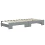 Trundle sofa bed with light gray fabric mattress 80x200 cm by vidaXL, Beds and slatted bases - Ref: Foro24-3196591, Price: 41...