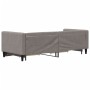Ausziehbares Schlafsofa mit Schubladen, taupegrauer Stoff, 80 x 200 cm von vidaXL, Betten und Lattenroste - Ref: Foro24-31966...