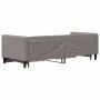 Trundle sofa bed with drawers taupe gray fabric 80x200 cm by vidaXL, Beds and slatted bases - Ref: Foro24-3196612, Price: 281...
