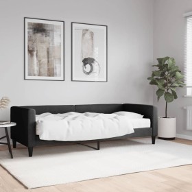 Schlafsofa mit schwarzer Stoffmatratze 80x200 cm von vidaXL, Betten und Lattenroste - Ref: Foro24-3196557, Preis: 311,66 €, R...