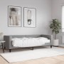 Sofa bed with light gray fabric mattress 80x200 cm by vidaXL, Beds and slatted bases - Ref: Foro24-3196555, Price: 332,51 €, ...