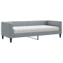 Sofa bed with light gray fabric mattress 80x200 cm by vidaXL, Beds and slatted bases - Ref: Foro24-3196555, Price: 332,51 €, ...