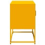 Mueble para TV de acero amarillo mostaza 68x39x60,5 cm