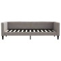 Sofa bed with taupe gray fabric mattress 80x200 cm by vidaXL, Beds and slatted bases - Ref: Foro24-3196558, Price: 282,05 €, ...