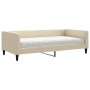 Schlafsofa mit cremefarbener Stoffmatratze 100x200 cm von vidaXL, Betten und Lattenroste - Ref: Foro24-3196569, Preis: 341,83...