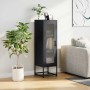 Aparador de acero laminado en frío antracita 36x39x123 cm