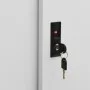 Office cabinet sliding door light gray steel 90x40x90cm by vidaXL, Lockers and storage cabinets - Ref: Foro24-335951, Price: ...