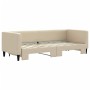 Trundle sofa bed cream fabric 80x200 cm by vidaXL, Beds and slatted bases - Ref: Foro24-3196577, Price: 246,49 €, Discount: %