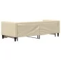Trundle sofa bed cream fabric 80x200 cm by vidaXL, Beds and slatted bases - Ref: Foro24-3196577, Price: 242,04 €, Discount: %